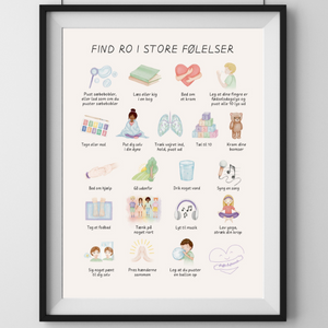 Plakat 'Find ro i store følelser'